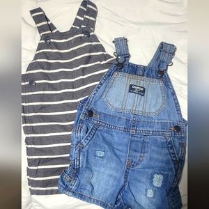 Size 9 months Carters shorts overalls